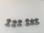 Set of 6 Stainless Taillight Bracket Bolts for Ford Model A (1928–1929)