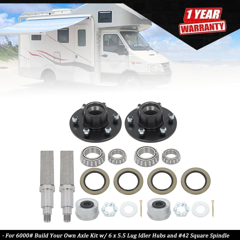 Set of 2 Wheel Hub Kits for Make Model
