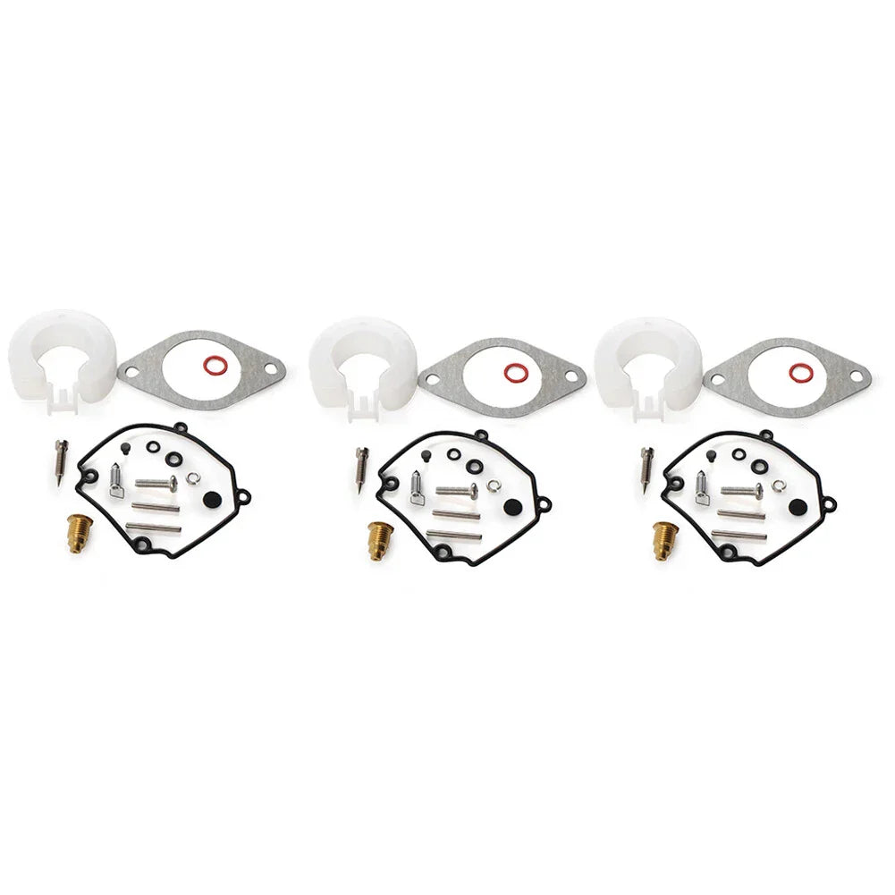 3 x Carburetor Repair Kits for Yamaha Outboard 75-90HP