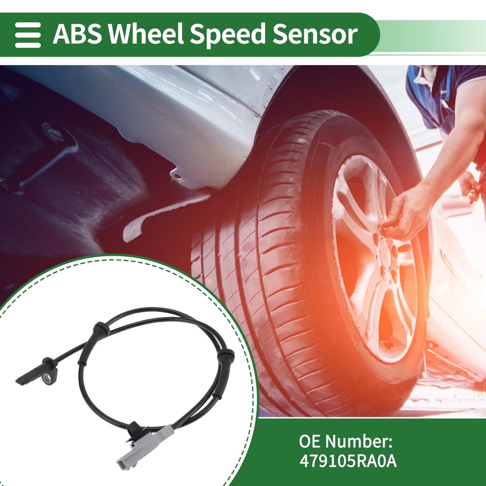 ABS Wheel Speed Sensor No. 479105RA0A for Nissan Kicks (2018–2021)