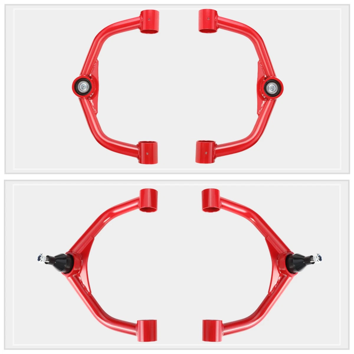 2X Lifted Front Upper Control Arms for Silverado/Sierra 2500 3500 (2011–2019)