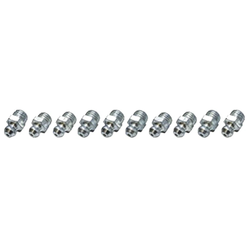Set of 10 Grease Fittings B1PLGF46220 for Various Applications (8mm x 1mm)