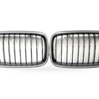 Carbon Texture Gloss Black Front Bumper Grille for BMW 3 Series E90 E91 (2009–2012)