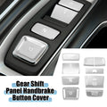9pcs Gear Shift Panel Button Cover Trim for Honda Accord (2018–2022) Silver
