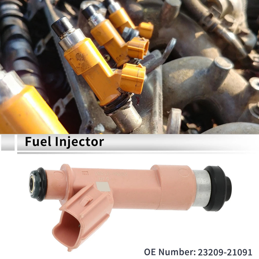 Fuel Injector No. 23209-21091 for Toyota Prius C (2012–2019) 1 Pc Pink