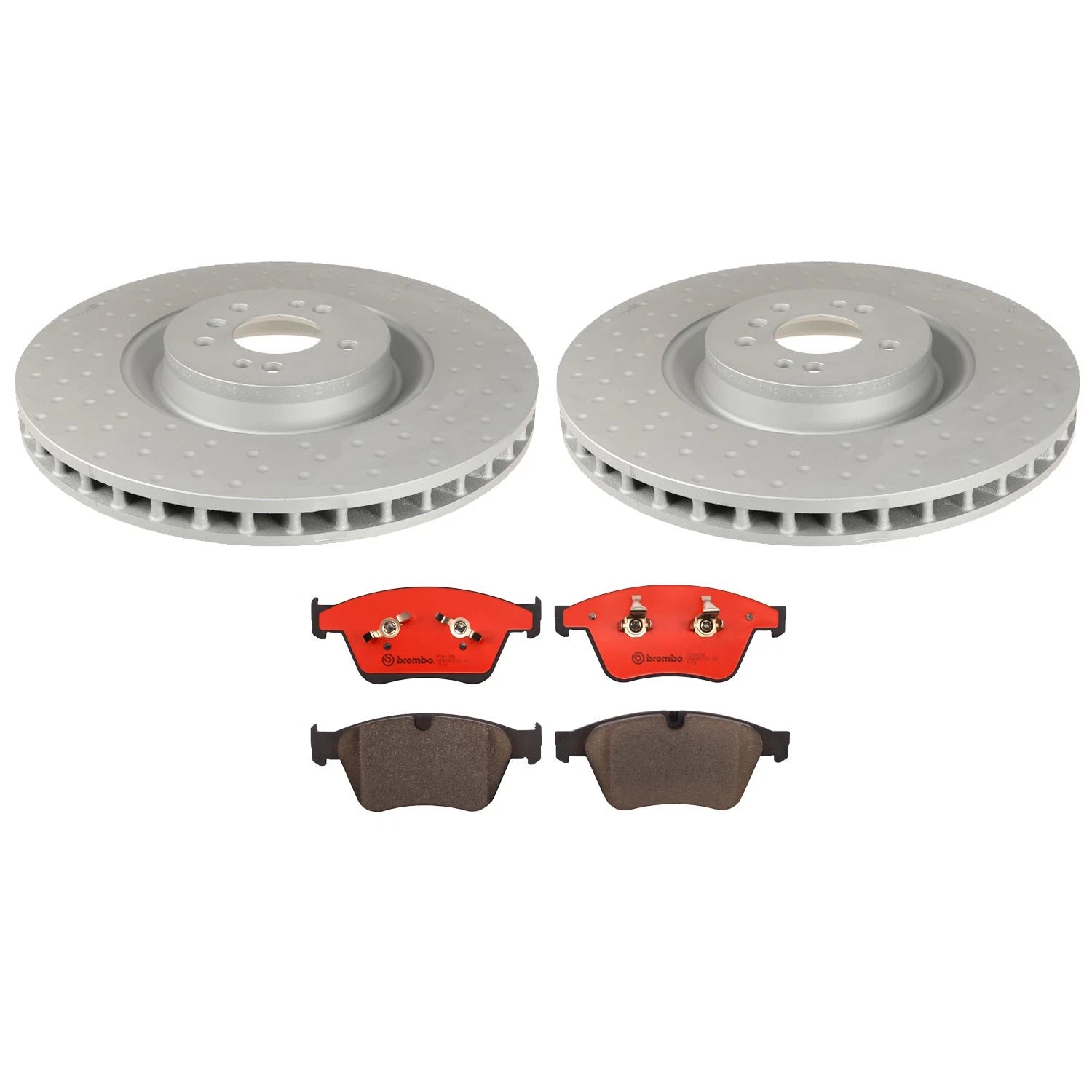 Front Brake Kit 390mm Rotors Brembo Ceramic Pads for MB W164 W251 (2006–2015)