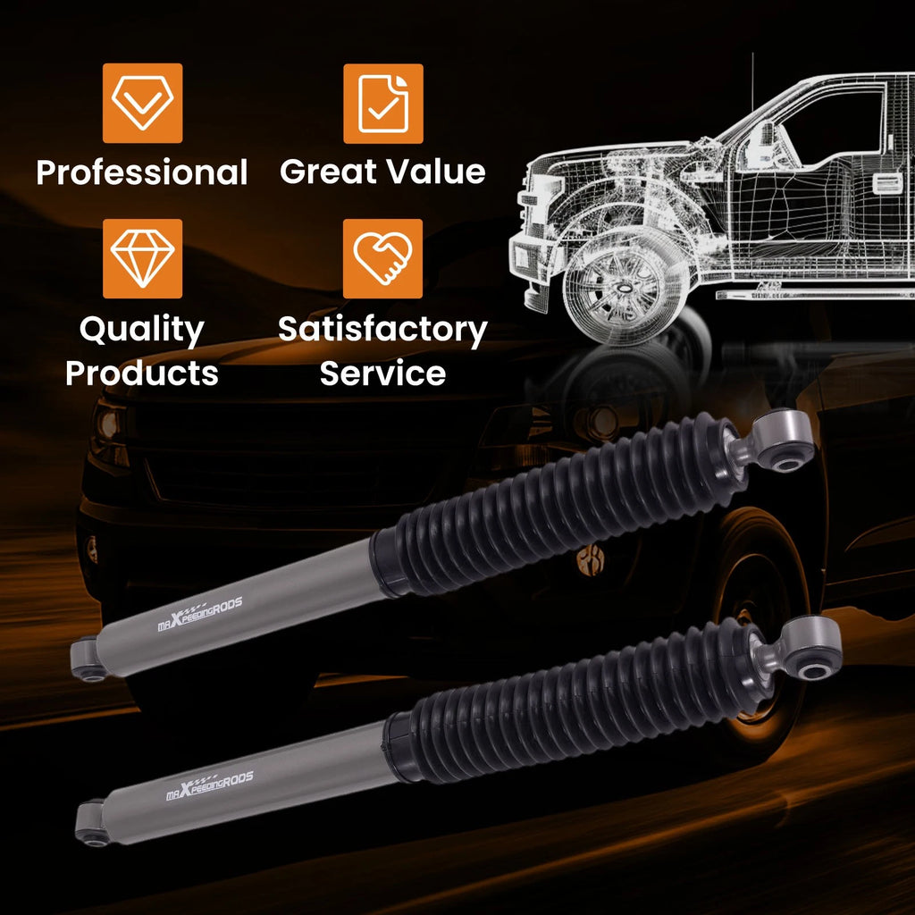 2X Rear Shock Absorber for Chevy Colorado (2015–2023) 2WD 4WD Lift 2.5-6in