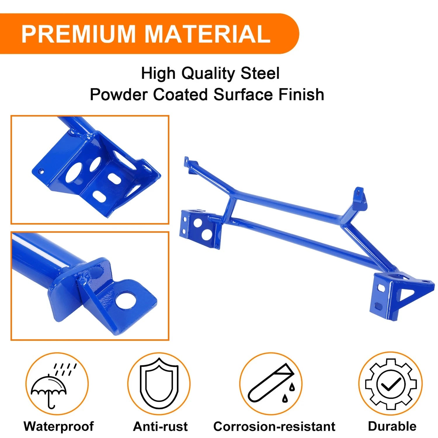 Front Power Brace Radiator Support for Mitsubishi Lancer EVO 7/8/9 (2003–2006)