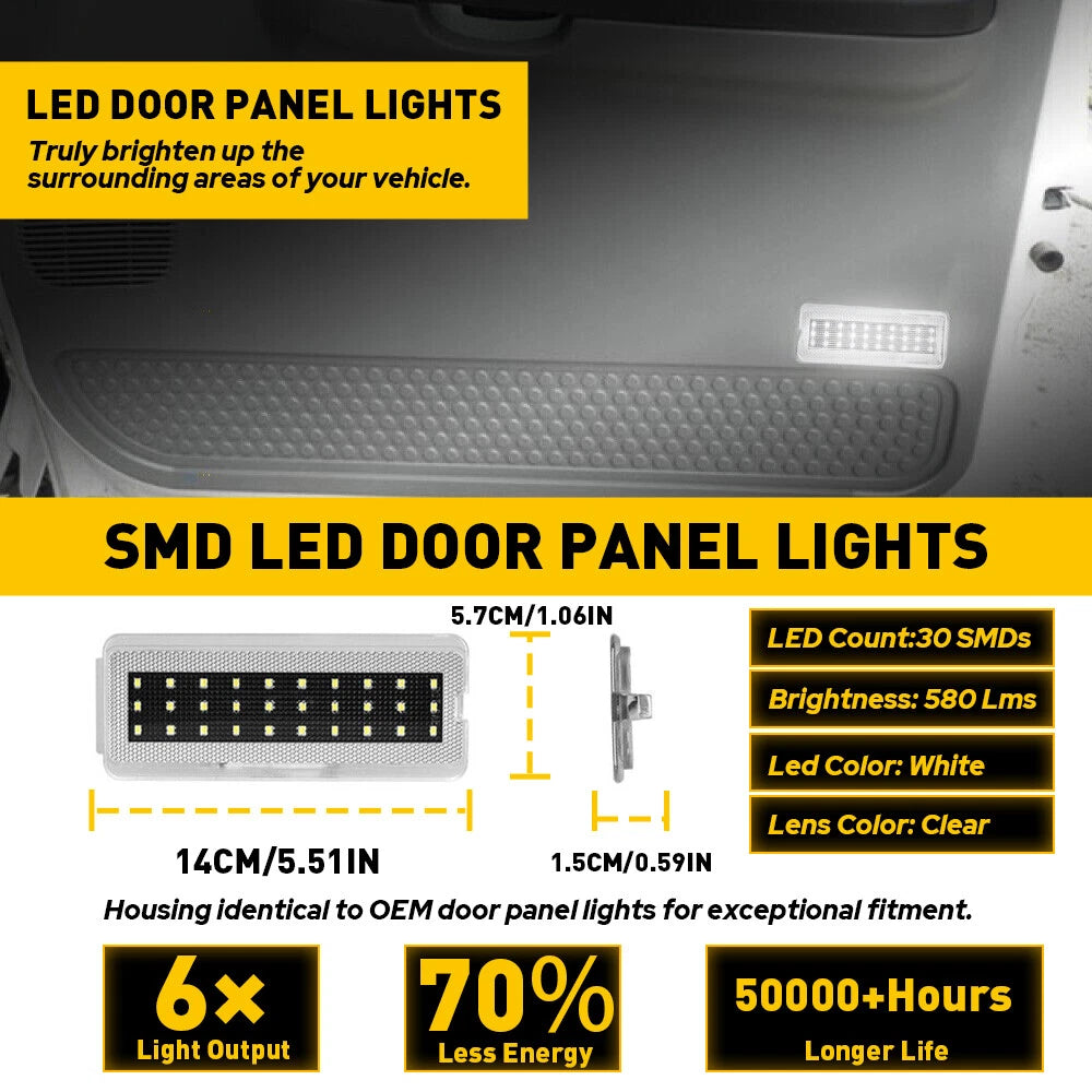 20X Amber LED Rock Lights for Offroad SUV Pickup