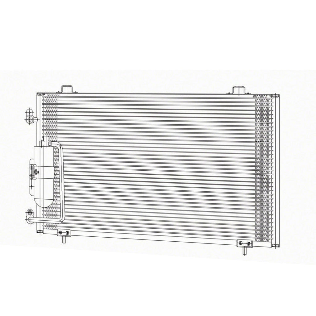 A/C Condenser Replacement w Receiver Drier for Pontiac Vibe (2003–2008)