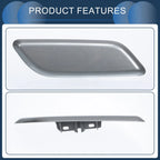 Front Right Washer Nozzle Cover for Honda Accord VIII 2011-2013 Dark Gray 1 x