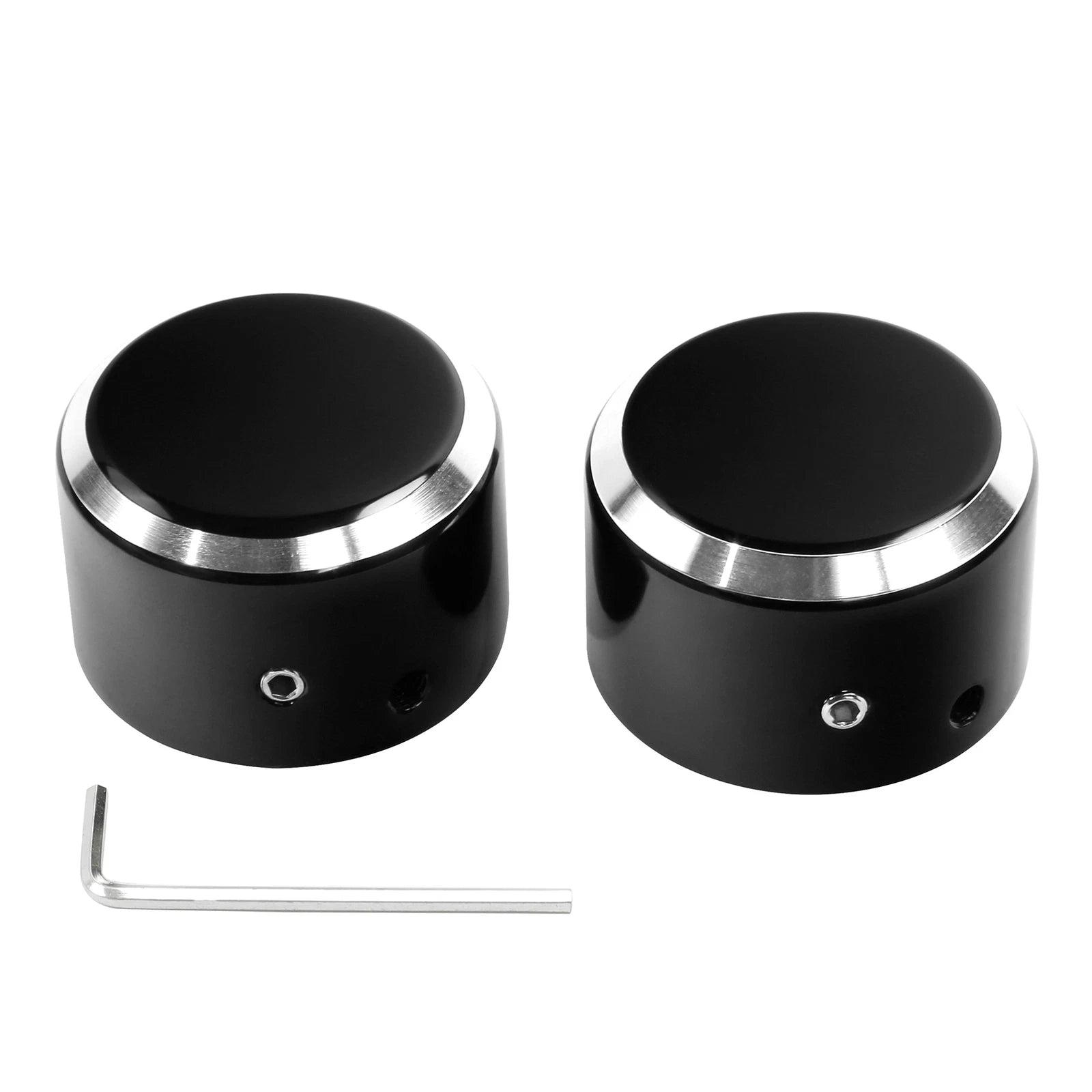 Front Axle Nut Covers Bolt Kit for Harley Touring Road Glide Sportster