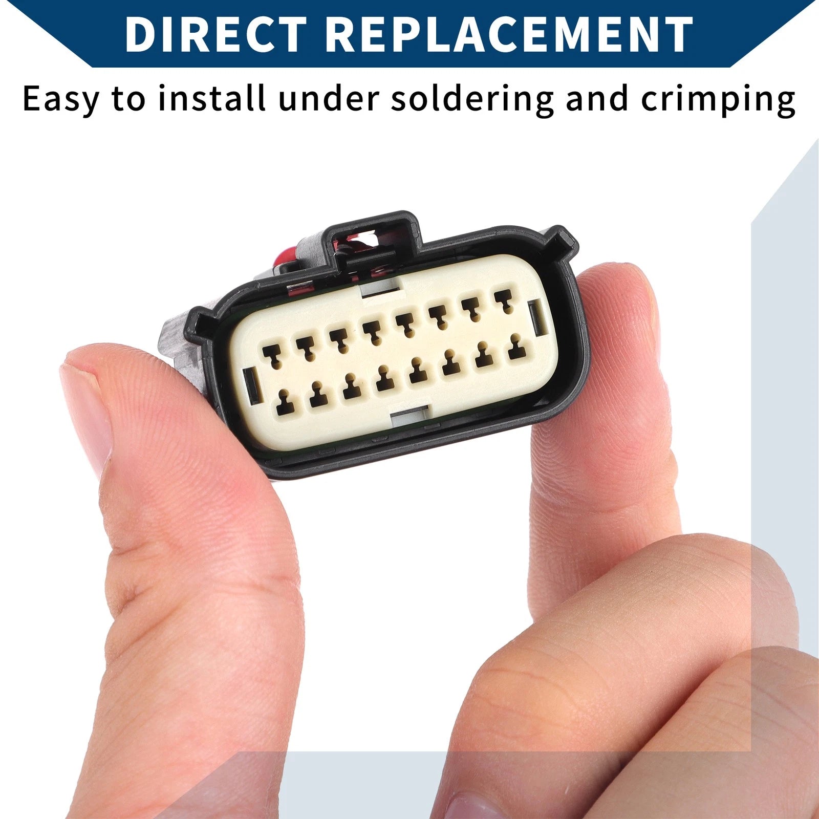16 Pins Headlight Socket Plug for Ford Mondeo 
