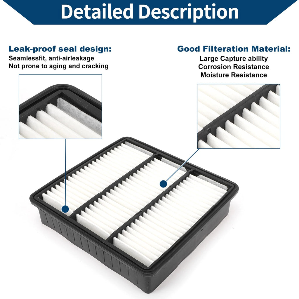 Engine Air Filter No.MR552951 for Mitsubishi Outlander 2.4L (2003–2006)