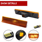Set of 2 Amber LED Side Marker Lights for Ford Bronco F150 F250 F350
