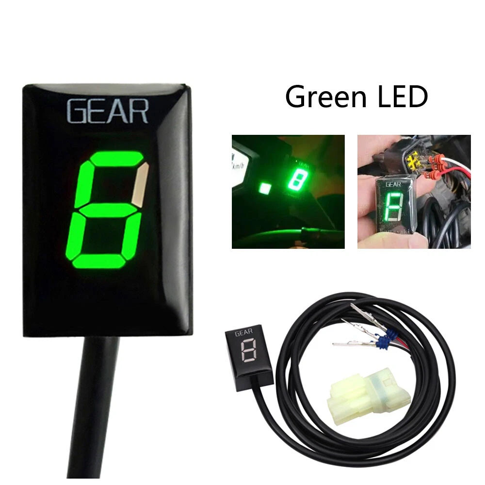 Green LED Gear Indicator for Honda CBR600RR CBR600F CBR1000RR (2003–2019)