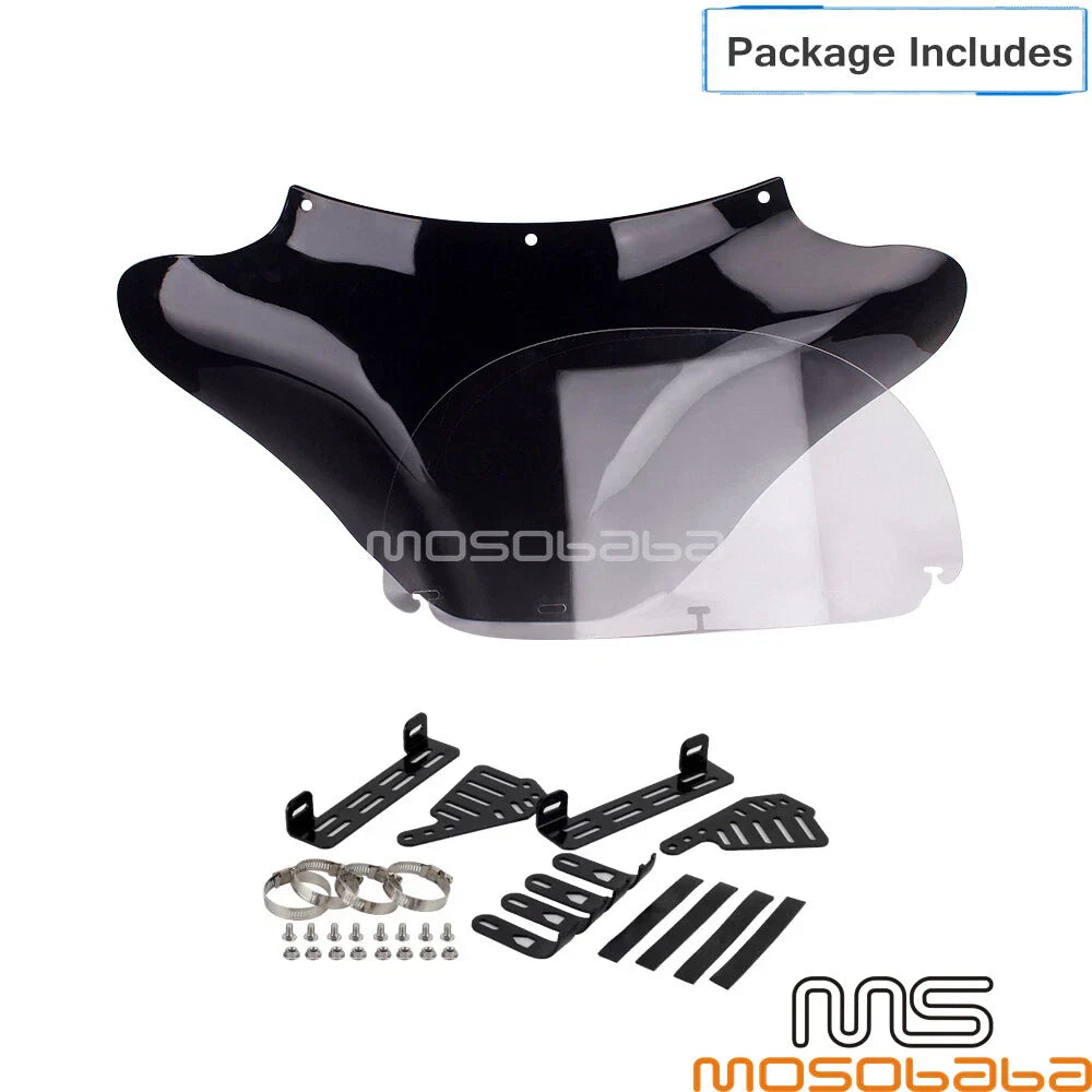 Black Batwing Fairing for Harley Softail FLSTN FLSTF FLST FLHR