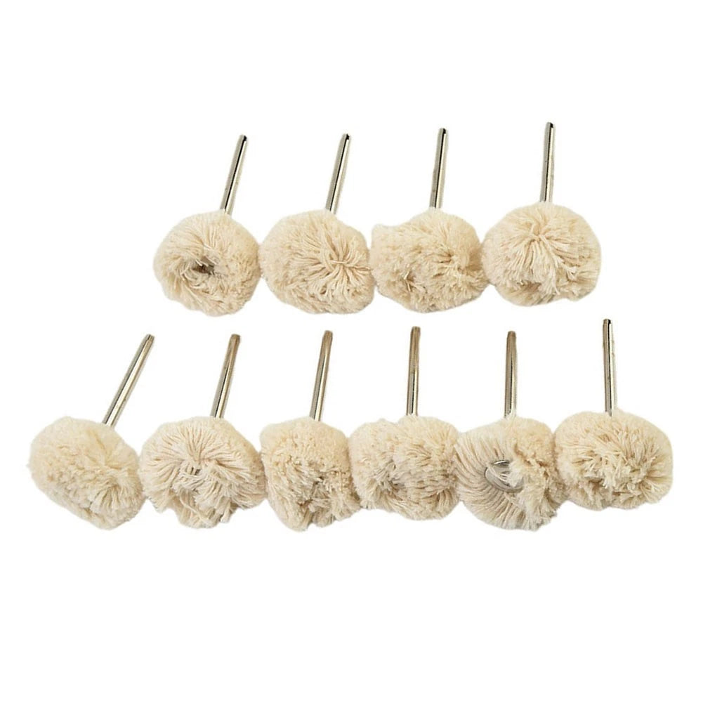 10pcs Polishing Buffing Wheel Pads for Car Motorcycle Drill (1 Inch)