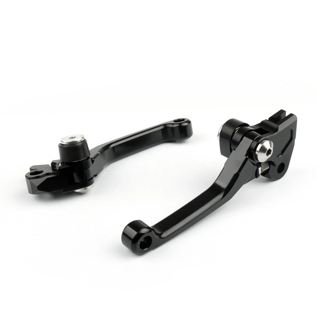 Pair Pivot Brake Clutch Levers for Suzuki RMZ250 RMZ450 (2005–2014) 27-14 Black