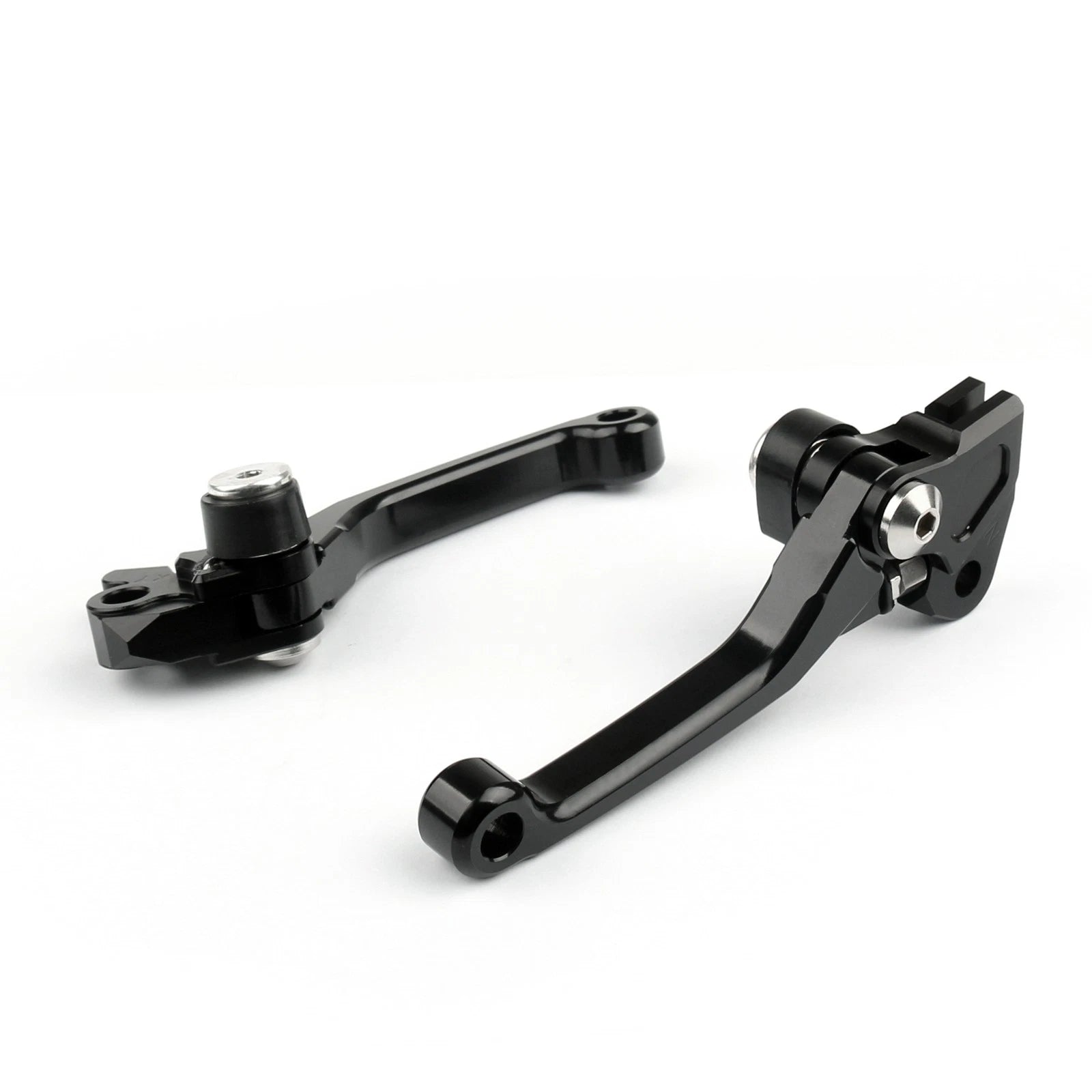 Pair Pivot Brake Clutch Levers for Suzuki RMZ250 RMZ450 (2005–2014) 27-14 Black