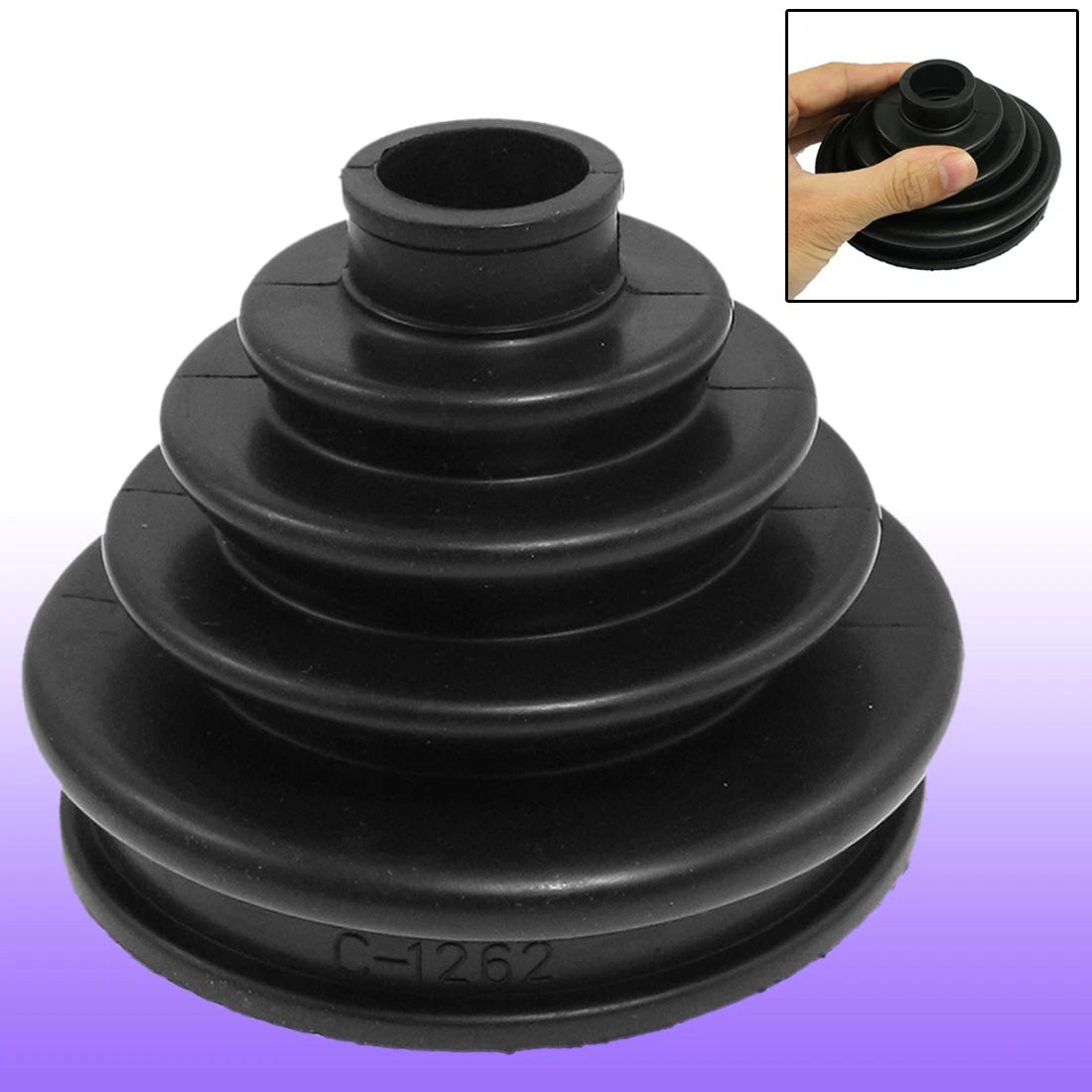 Black Rubber Outer Axle CV Joint Boot Dust Cover for Volkswagen Passat (1997–2005)
