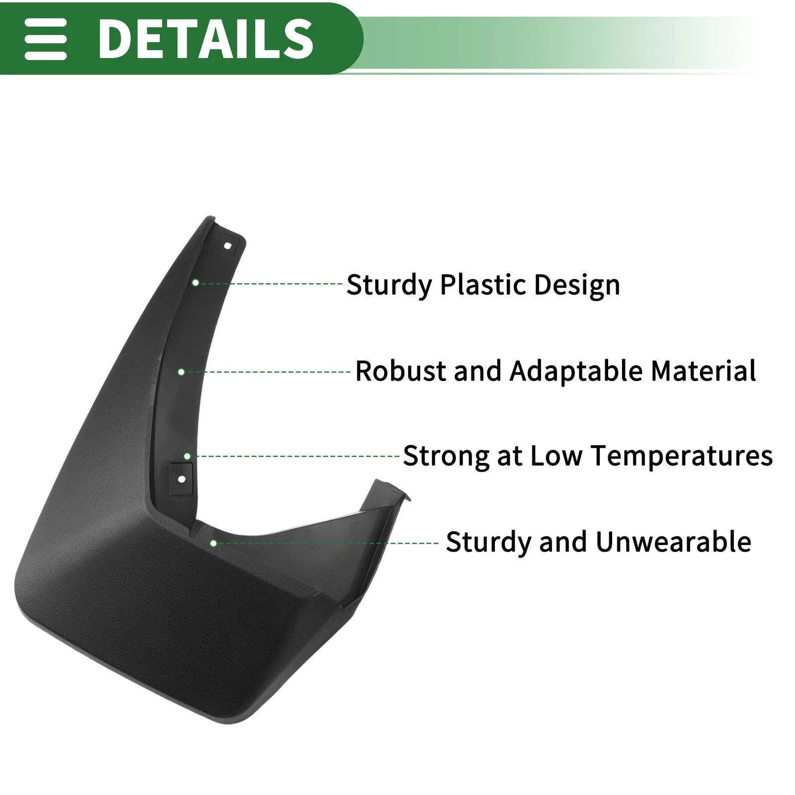 Mud Flaps Splash Guards for Honda Ridgeline (2007–2012)