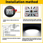 LED Ceiling Dome Light for Universal 12V Car Trailer RV