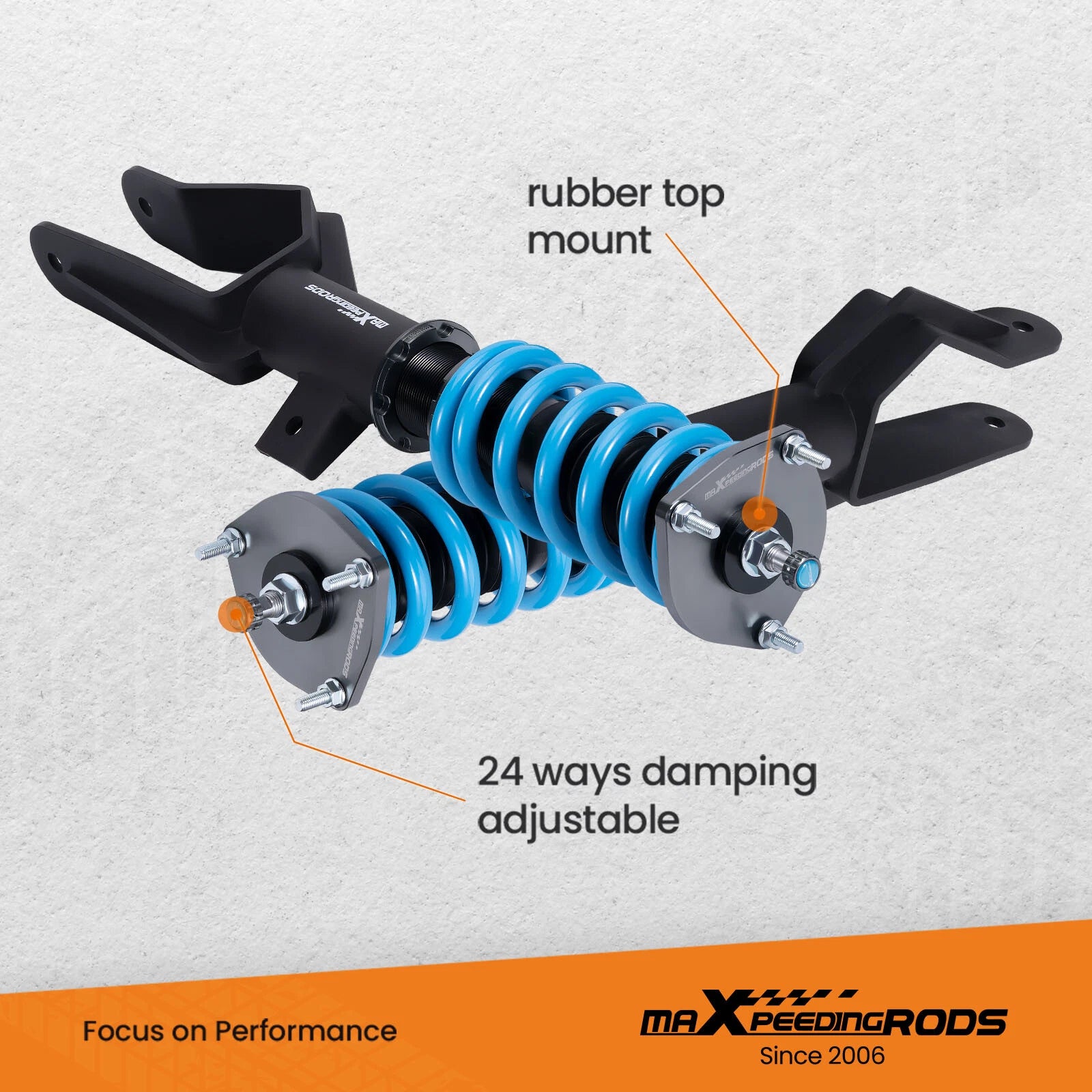 Coilovers Suspension Springs Kit for Tesla Model Y AWD (2020-2023)