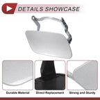 Front Right Washer Nozzle Cover Cap for Audi Q5 (2009–2012) 8R0955101B Silver