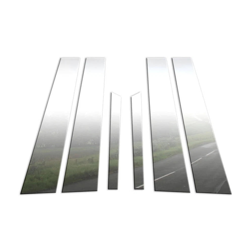 Pillar Post Covers for 2014-2020 Mercedes S Class (Stainless Steel 6pc)
