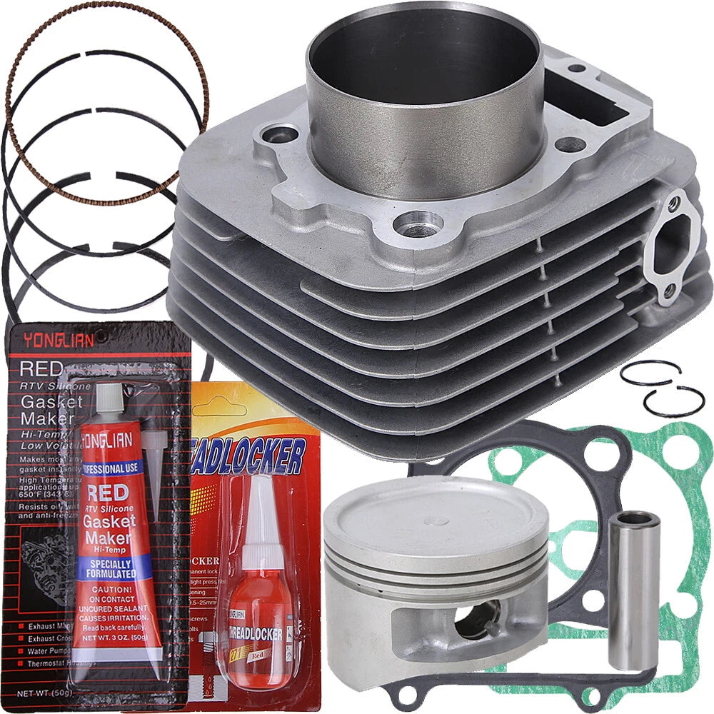 Top End Rebuild Kit with Cylinder Piston Gasket 83mm for Yamaha Big Bear 350 (1987–1999)