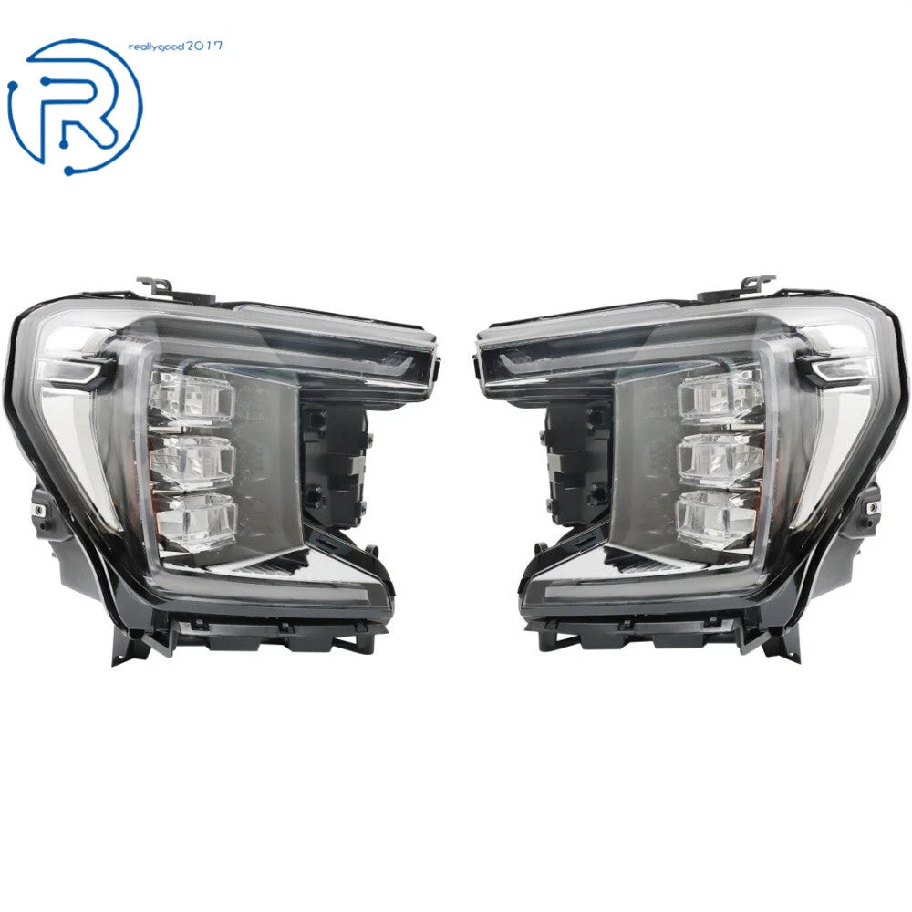Set of 2 LED Headlights for GMC Yukon (2021-2023)