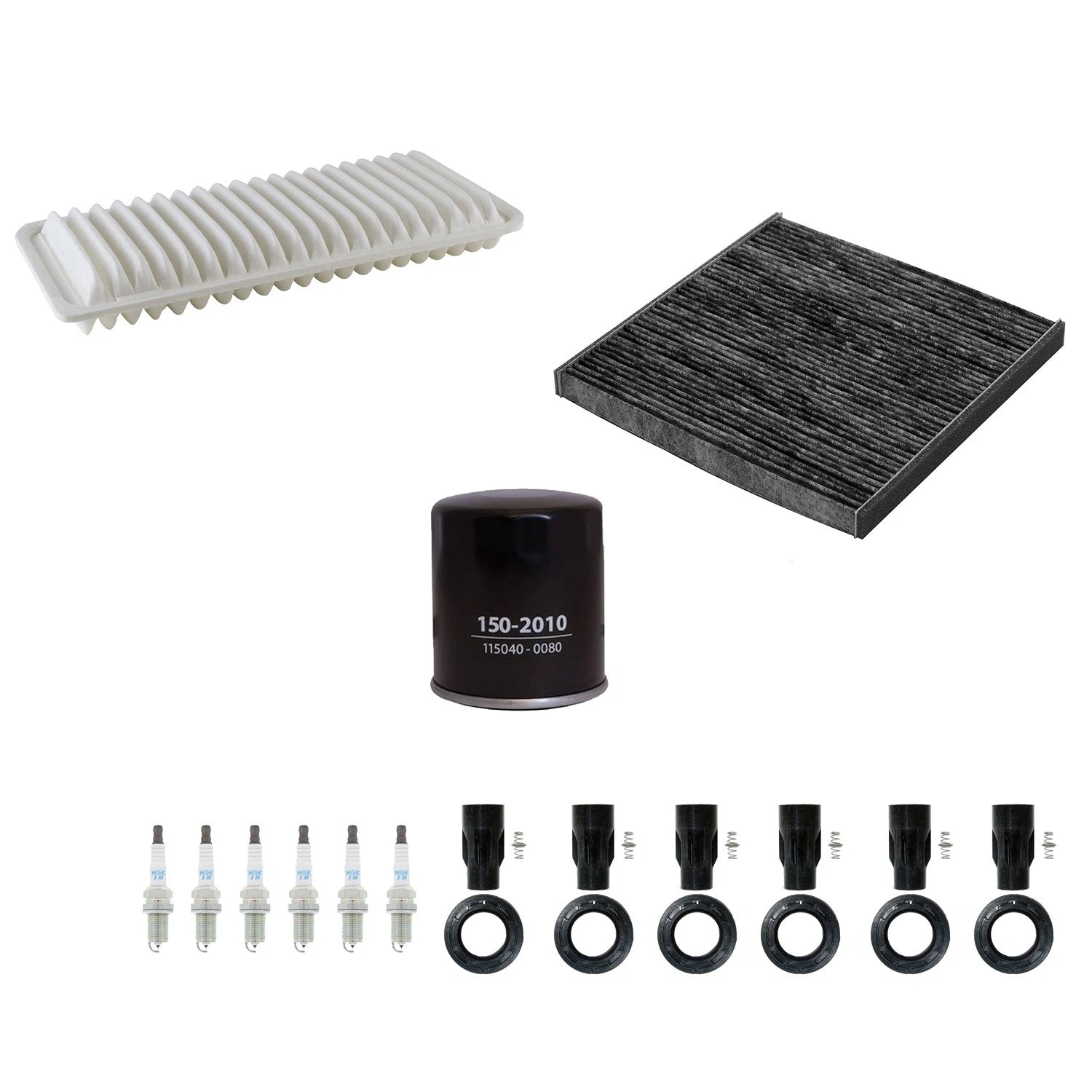 Tune Up Kit with NGK 6 Spark Plugs & Boots for Lexus RX400h (2006–2008)