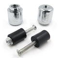 Set of 2 Chrome Bar Ends for Yamaha YZF-R6 (2006–2012), FJR 1300 (2003–2010), YZF-R1 (1998–2012)