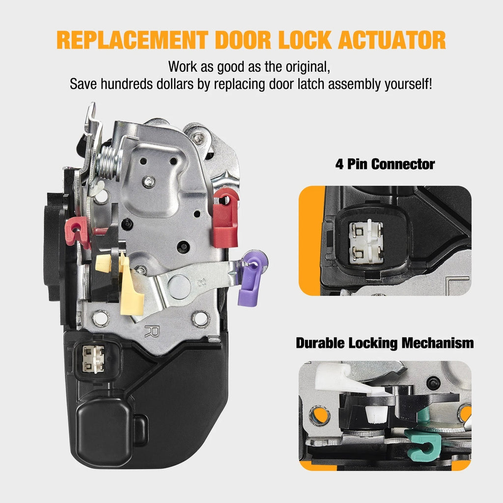 Door Lock Actuator Right Front for GMC Sierra 1500 (2004)