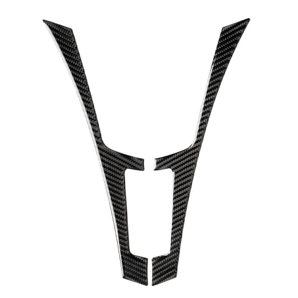 2X Console Panel Cover Trim Carbon Fiber for Infiniti Q50 Q60 (2013–2019)