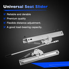 Universal Adjustable Seat Slider Dual Locking Rails Brackets Kit