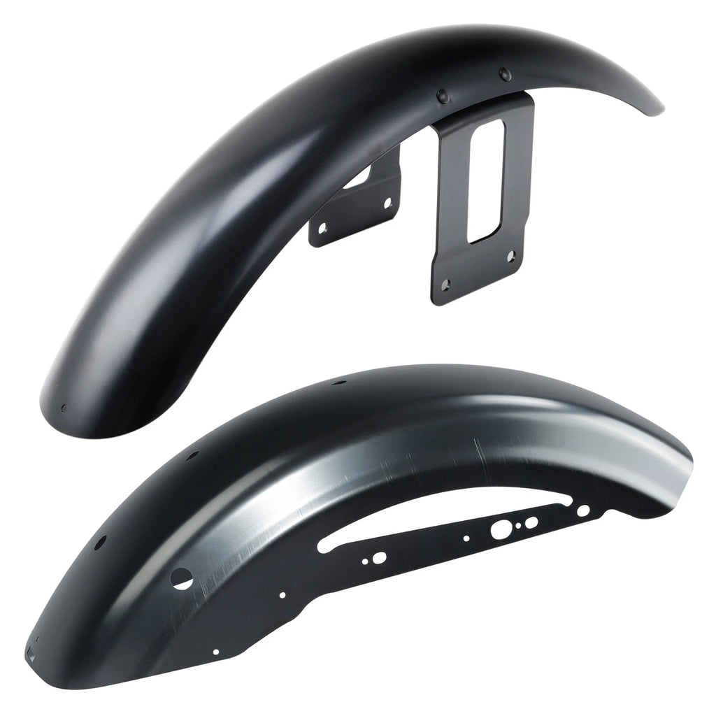 Fenders for Harley Sportster XL883 XL1200 (2004–2022) Unpainted Black