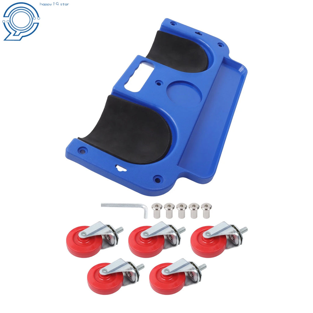 Rolling Knee Creeper Pad with Tool Tray and Swivel Wheels
