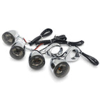 Chrome Turn Signals Kit for Harley Davidson Bullet (41mm)