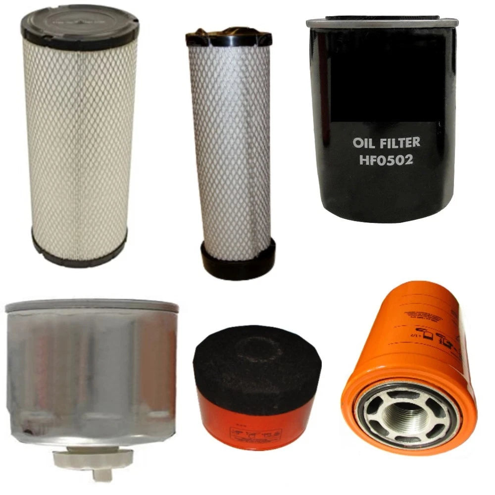 6pc Filter Service Kit for Bobcat (Replaces 59764498)