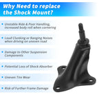 Rear Upper Shock Mount Bracket for Ford F100 F-150 F-250 F-350 Bronco (No.924-407)
