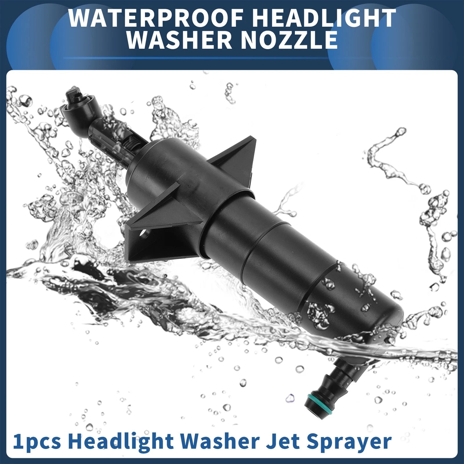Front Passenger Headlight Washer Nozzle for Mercedes-Benz GLK350 (2009–2015) No. 2048601447