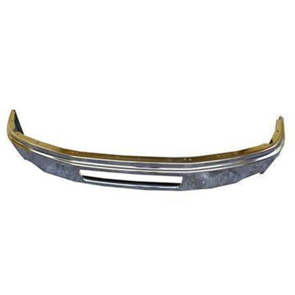 Replacement Chrome Steel Front Bumper Face Bar for See Compatibility Chart (N/A)