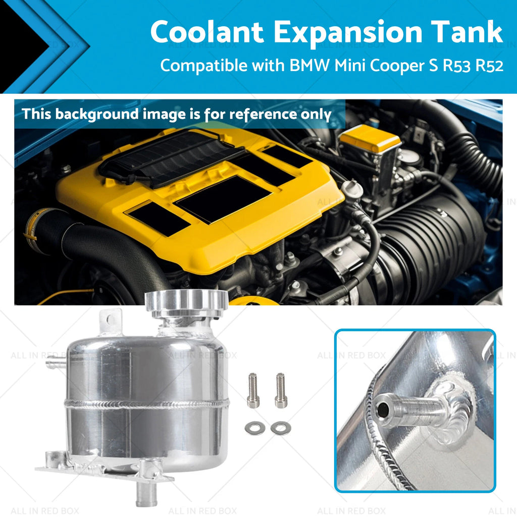 Coolant Expansion Tank for BMW Mini Cooper S R53 (2002–2006) Silver