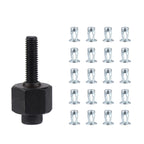 Set of 20 Rivet Head Alloy Expansion Clamps for M8 Nuts