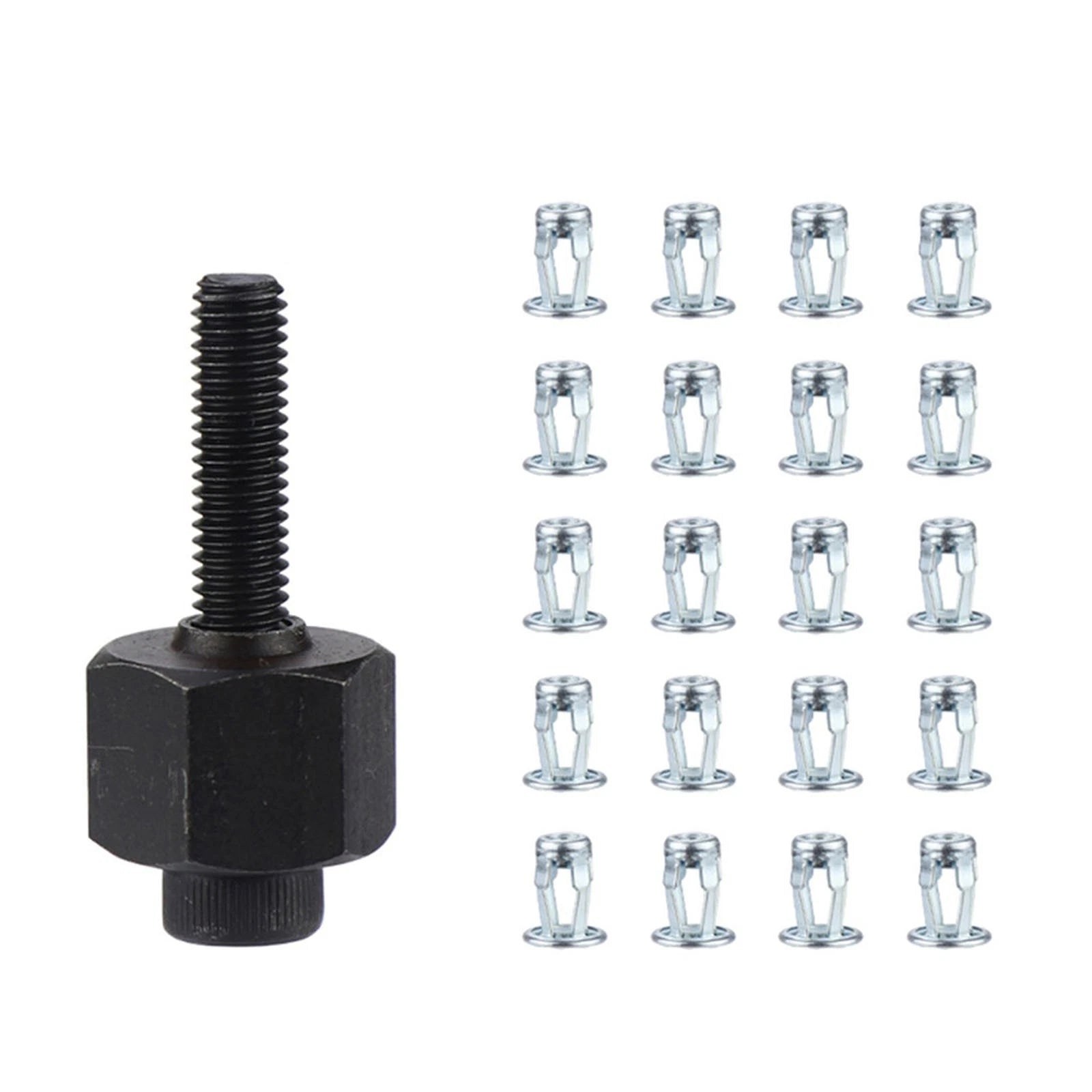 Set of 20 Rivet Head Alloy Expansion Clamps for M8 Nuts