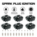 Set of 8 Ignition Coils & 12 Platinum Spark Plugs for Chrysler Crossfire (2004–2008)