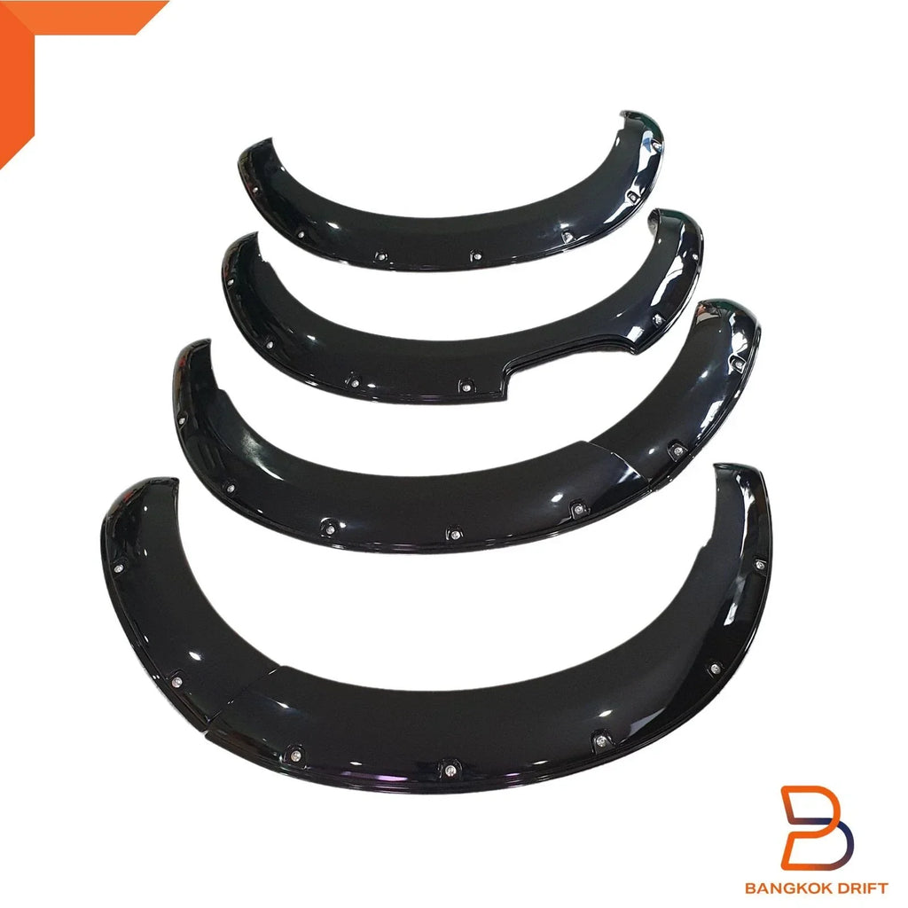 6" Black Bolted Fender Flares for Nissan Navara NP300 D23 (2021-2023)
