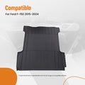 Truck Liner for Ford F-150 (2015–2024) 5.5FT Black TPE Waterproof